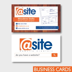 Atsite Design Business Cards